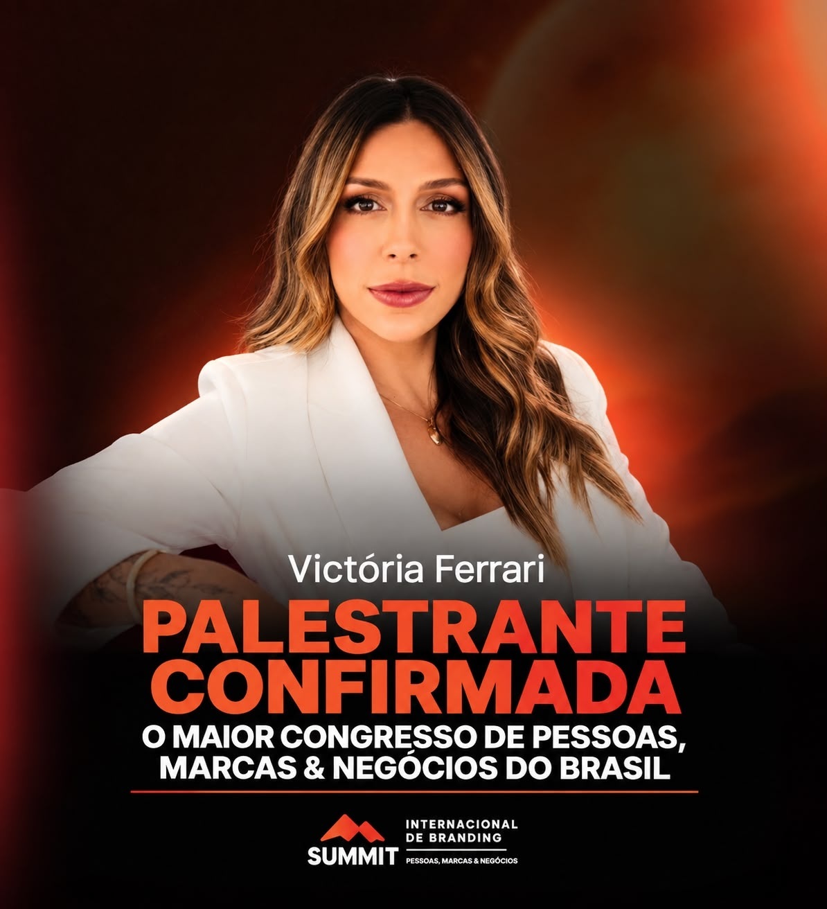 Victória Ferrari — palestrante que já passou pelo SIB
